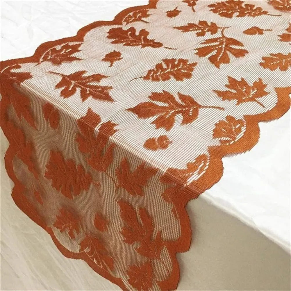 Pumpkin Thanksgiving Fall Holiday Table Runner