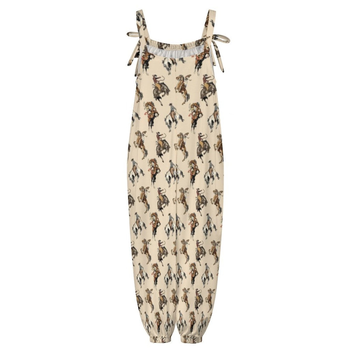Vintage Cowgirl Relaxed Fit Overalls Jumpsuit