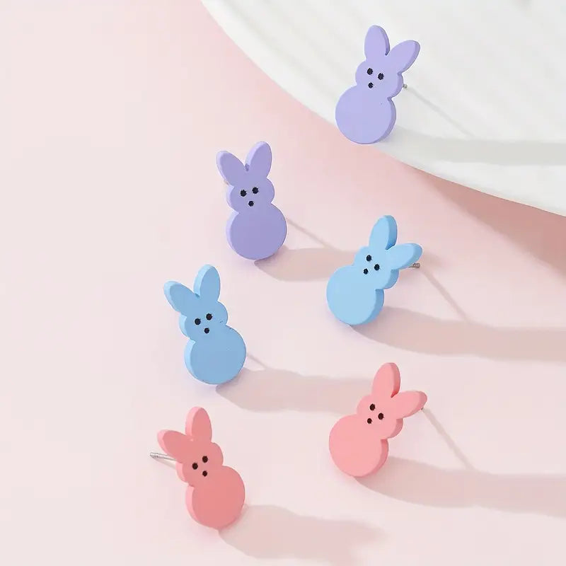 Bunnies Easter Triple Pack of Earrings