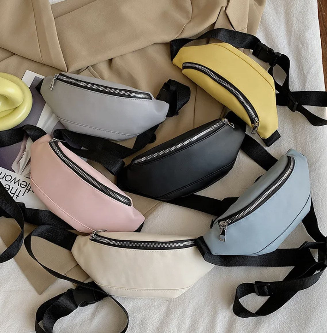 Let's Be Chic Zipper Fanny Pack