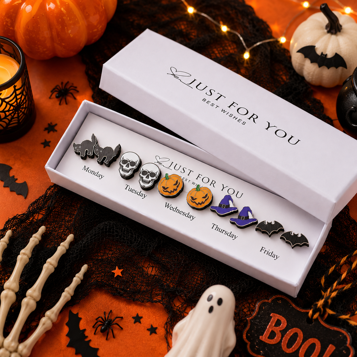 Boxes of Halloween Studs