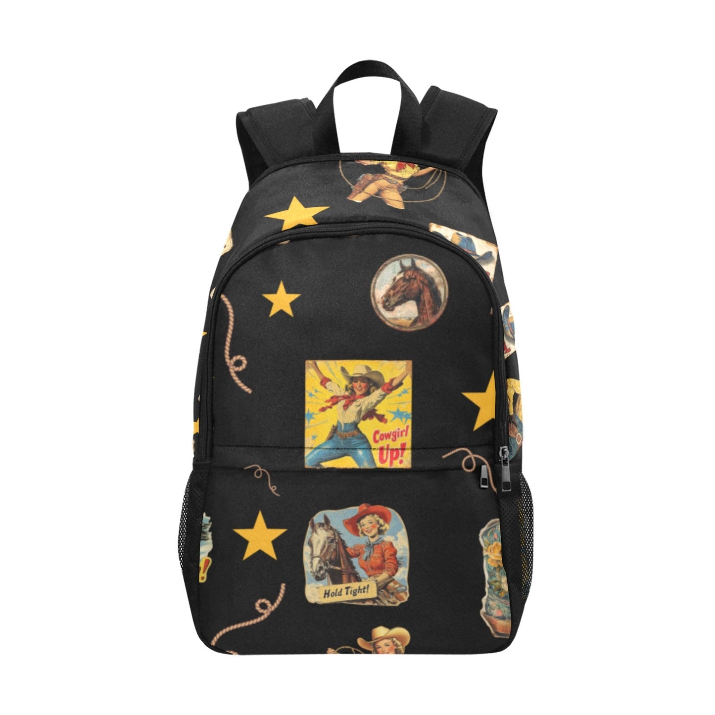 Vintage Cowgirl Collage Backpack