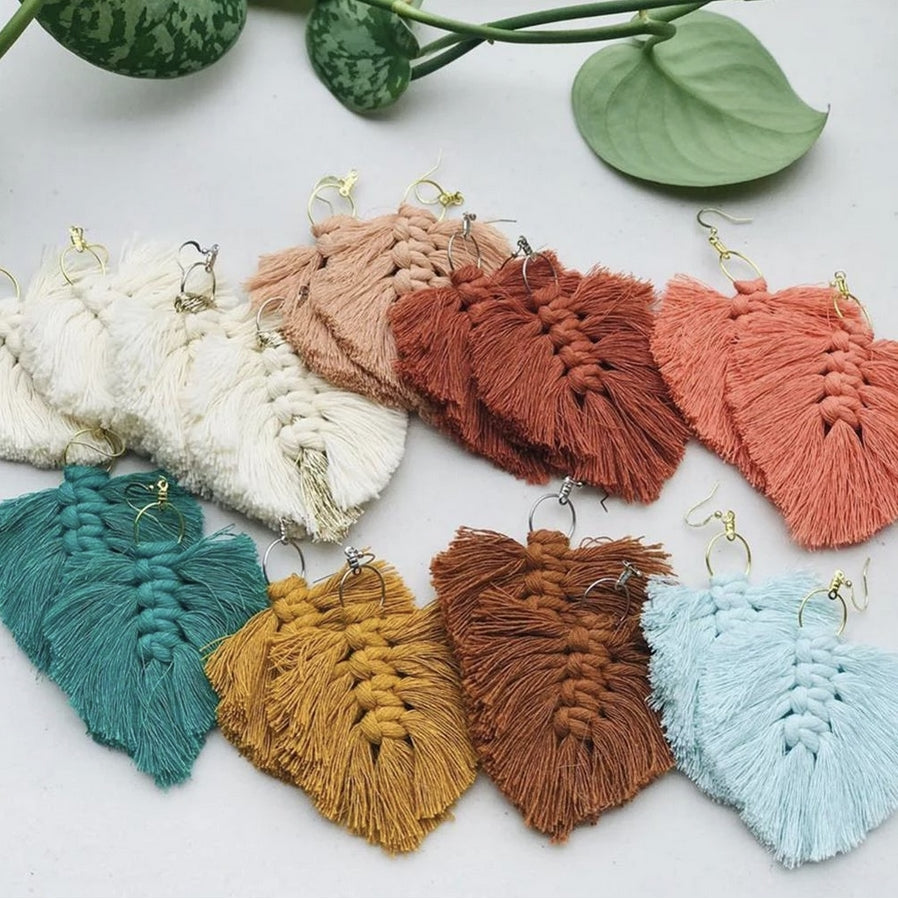 Fall Fringe Hang Earrings