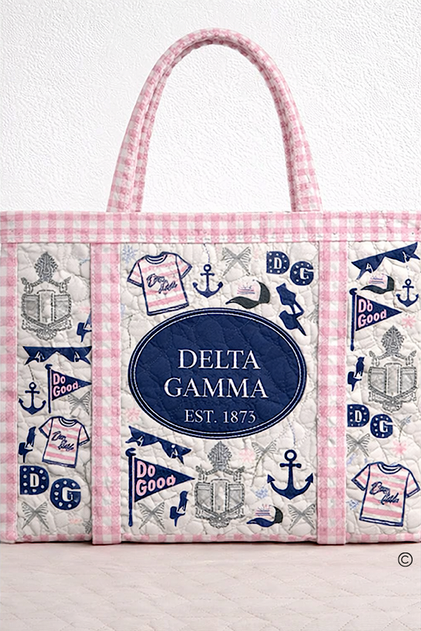 SC - ETA 6/30 - Delta Gamma Sorority Tote Bag