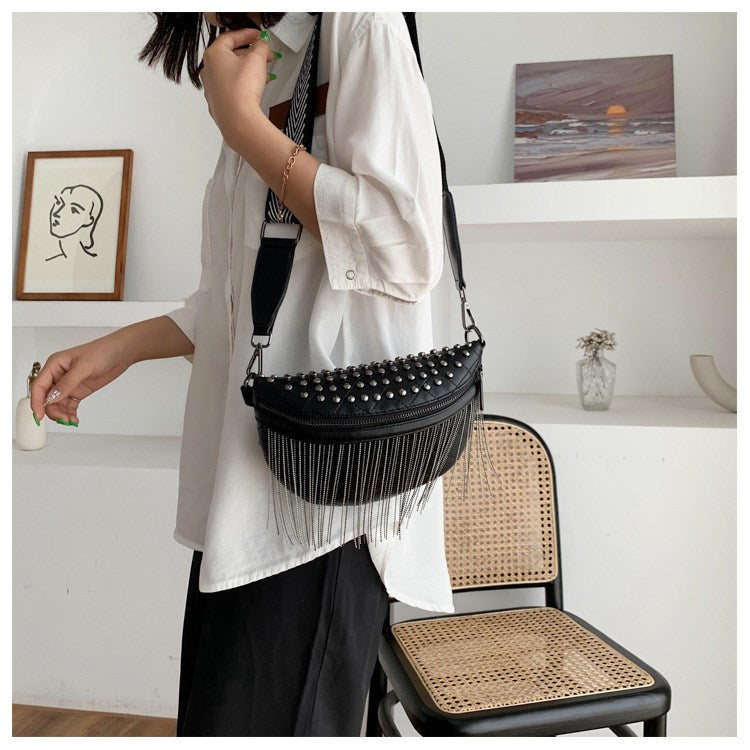 Party Time Zipper Fanny Pack Cross Body