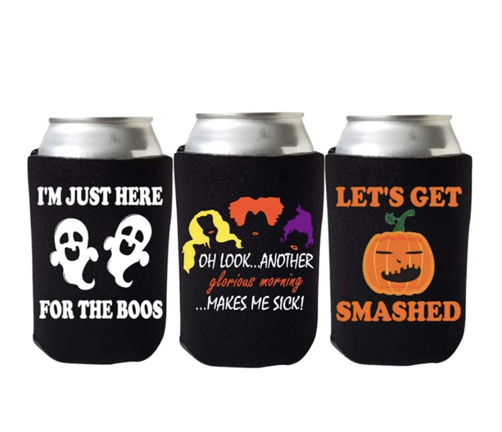Halloween Drink Can Coolers