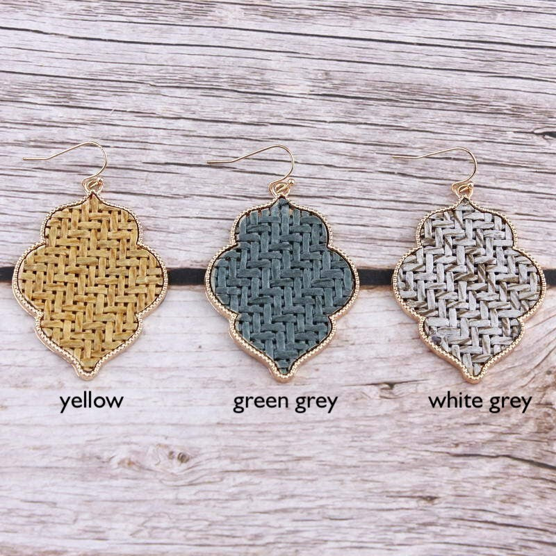 Fall Textured On Trend Earrings