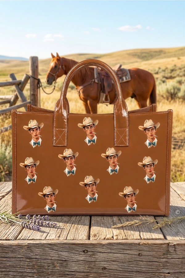 SC - ETA 10/29-11/12 The Nashville Cowboy Vinyl Tote Bag©