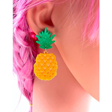 Pineapple Dangle Acrylic Earrings