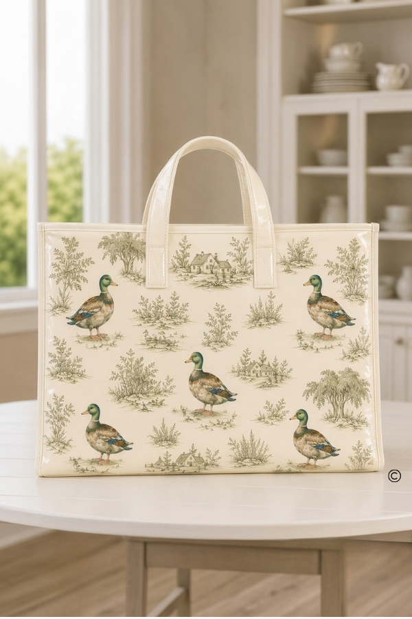 SC - ETA 10/15-10/29 Duck & Willow Vinyl Tote©