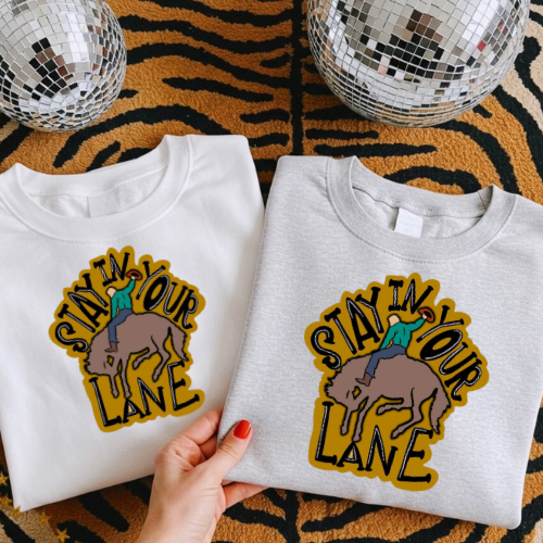 Stay in your lane sublimation T-shirt