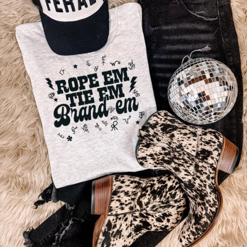 Rope em + brand em sublimation T-shirt