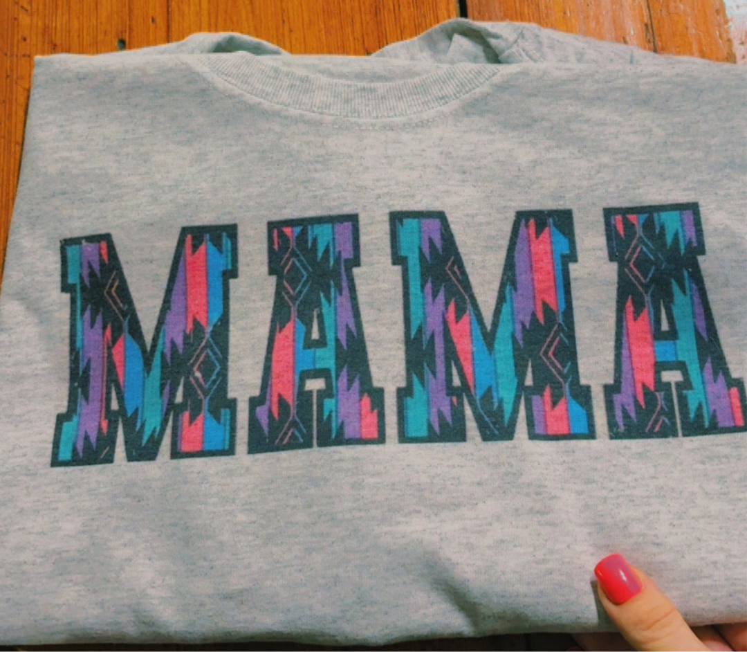 Mama aztec  tee sublimation T-shirt