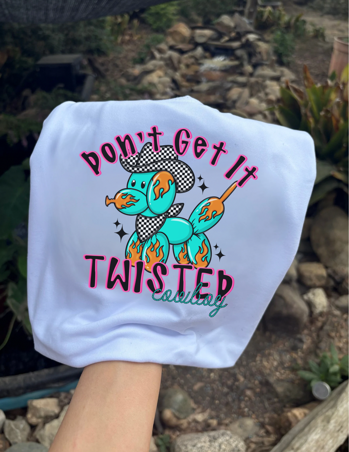 Don’t get it twisted flame sublimation T-shirt