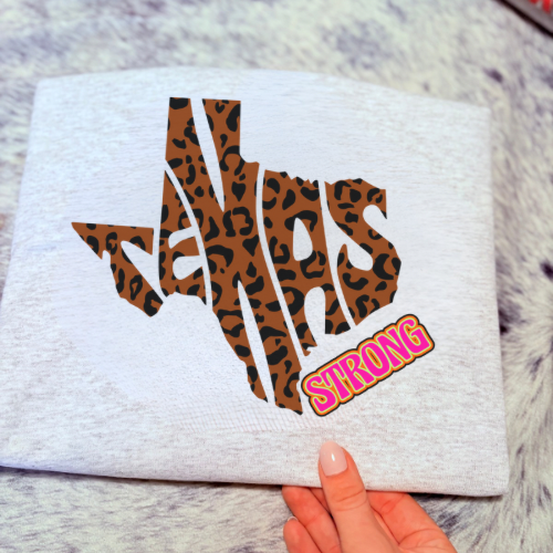 Texas strong sublimation T-shirt