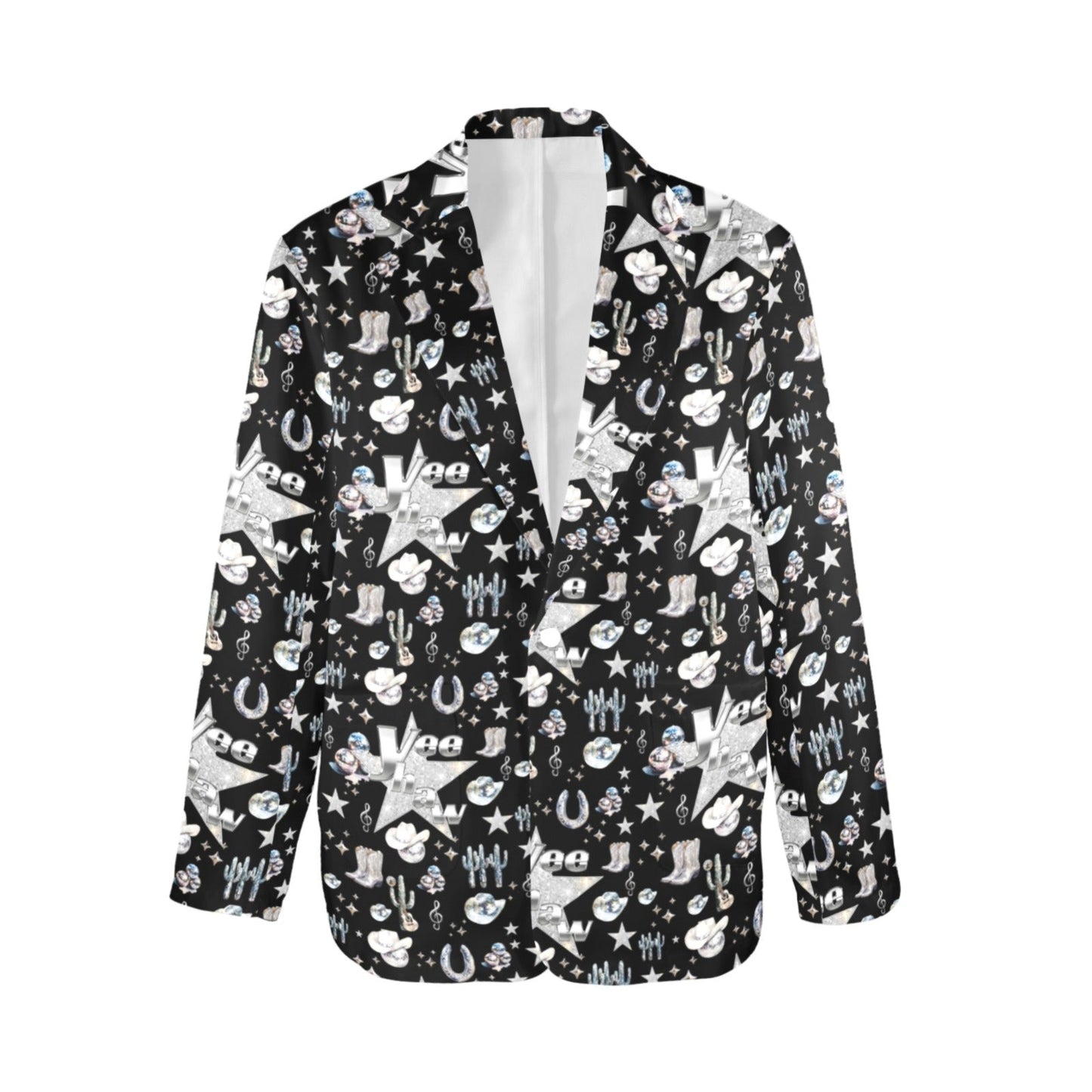 Baha Ranch Rhinestone Cowgirl Yeehaw Blazer Women's Blazer