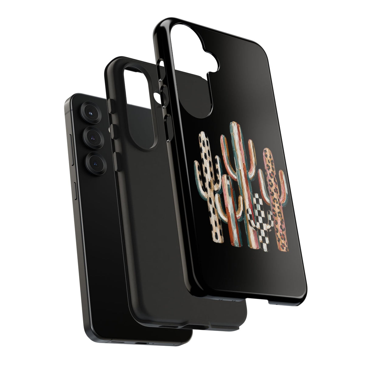 Boho Cactus Trio Phone Case | Tough Phone Case