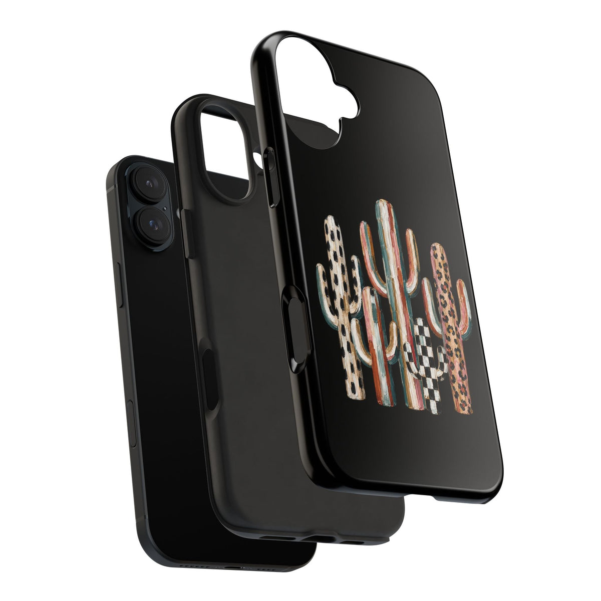 Boho Cactus Trio Phone Case | Tough Phone Case