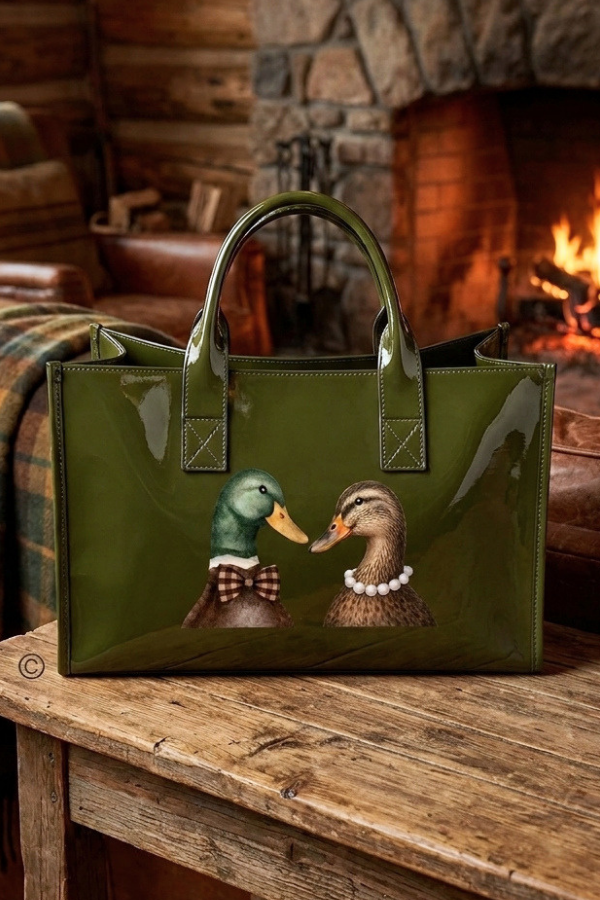 SC - ETA 10/29-11/12 Mr and Mrs Mallard Vinyl Tote©
