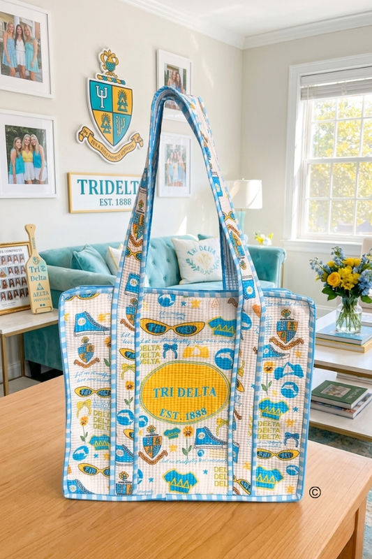 SC - Tri Delta Sorority Tote Bag