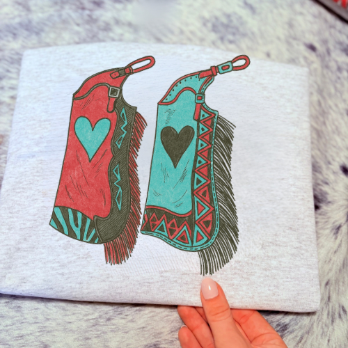 Wild heart chaps  sublimation T-shirt