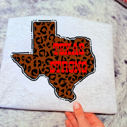 Texas strong sublimation T-shirt