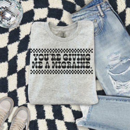 Giving me a migraine sublimation T-shirt