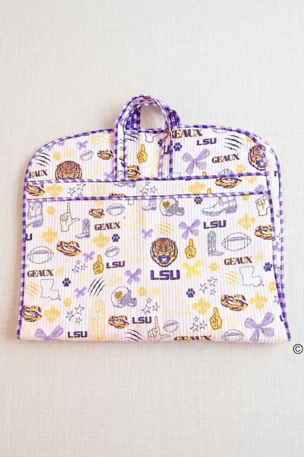 SC - ETA 7/30-8/13 LSU Garment Bag©