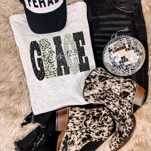 Groovy grace sublimation T-shirt