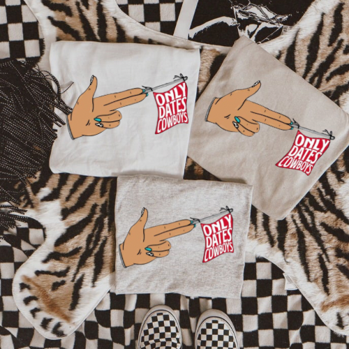 Only date cowboys sublimation T-shirt