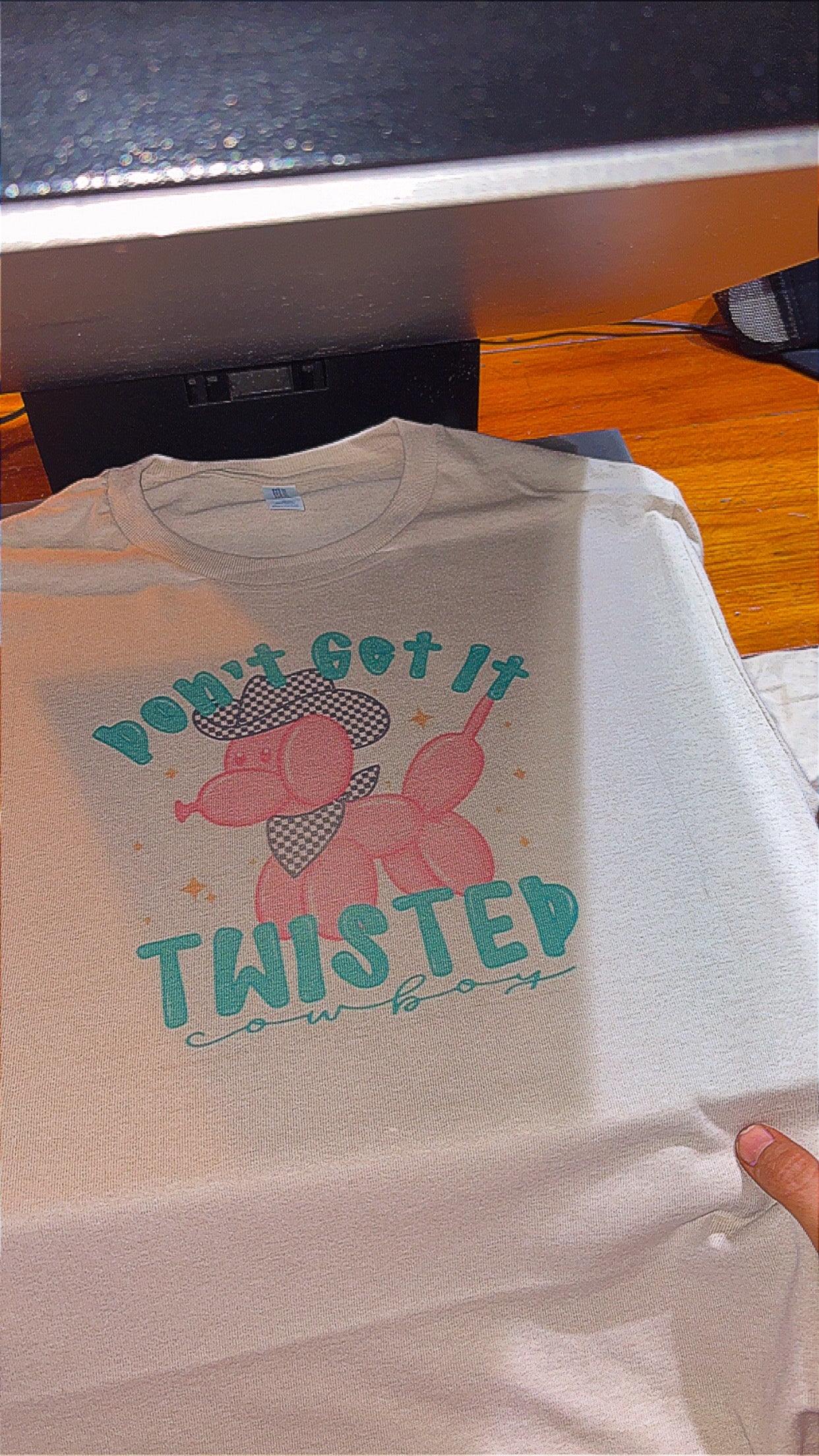 dont get it twisted cowboy  sublimation T-shirt