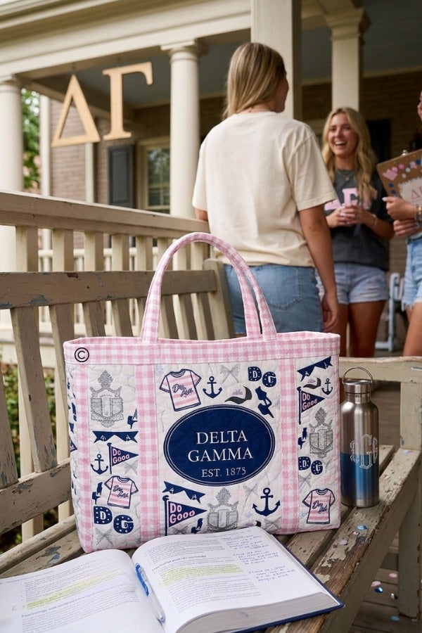 SC - ETA 6/30 - Delta Gamma Sorority Tote Bag