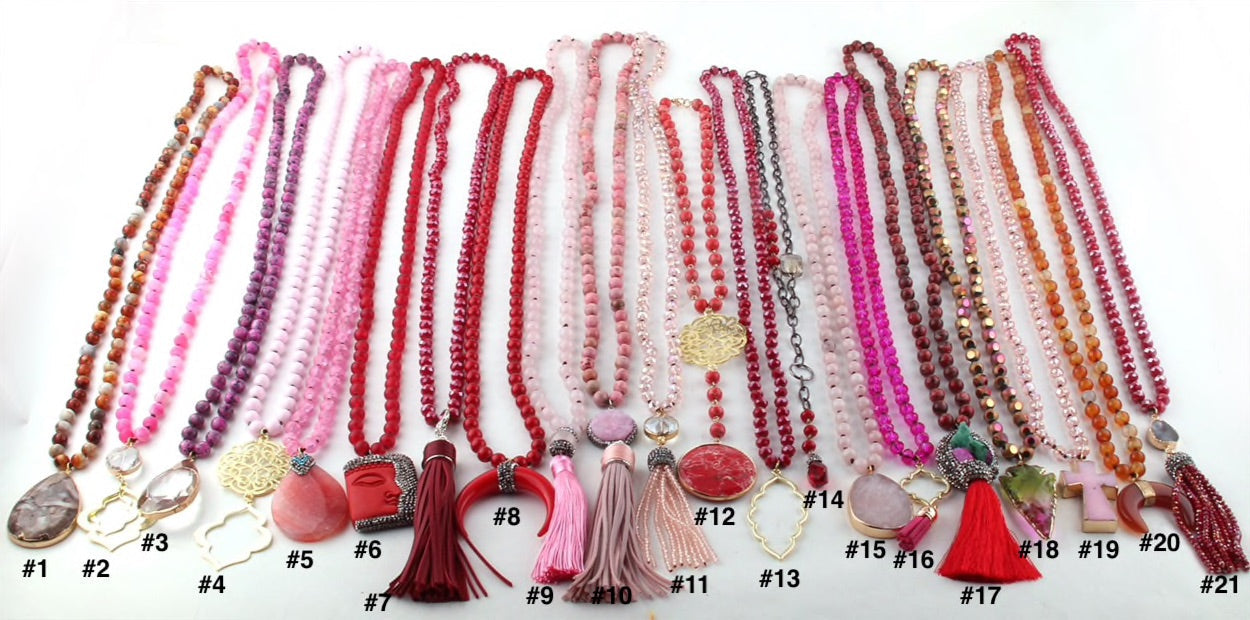 Red Statement Piece Necklaces