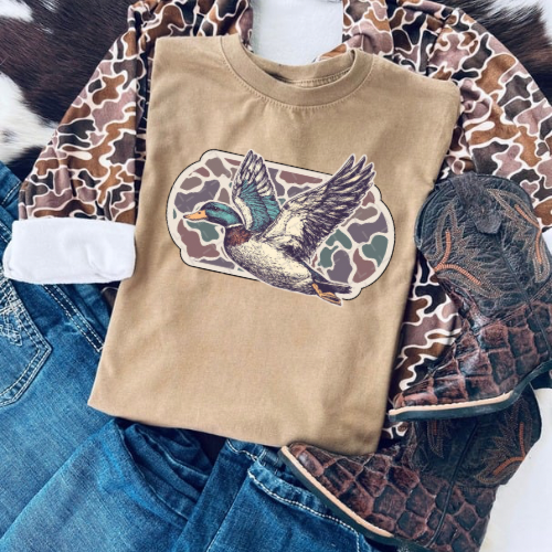 Flying duck design men’s/boys sublimation T-shirt