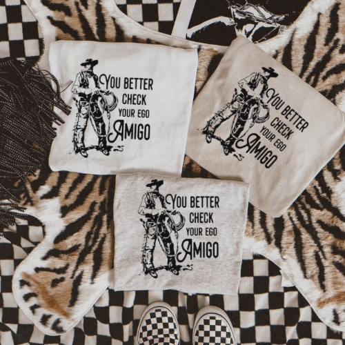 Check your ego sublimation T-shirt