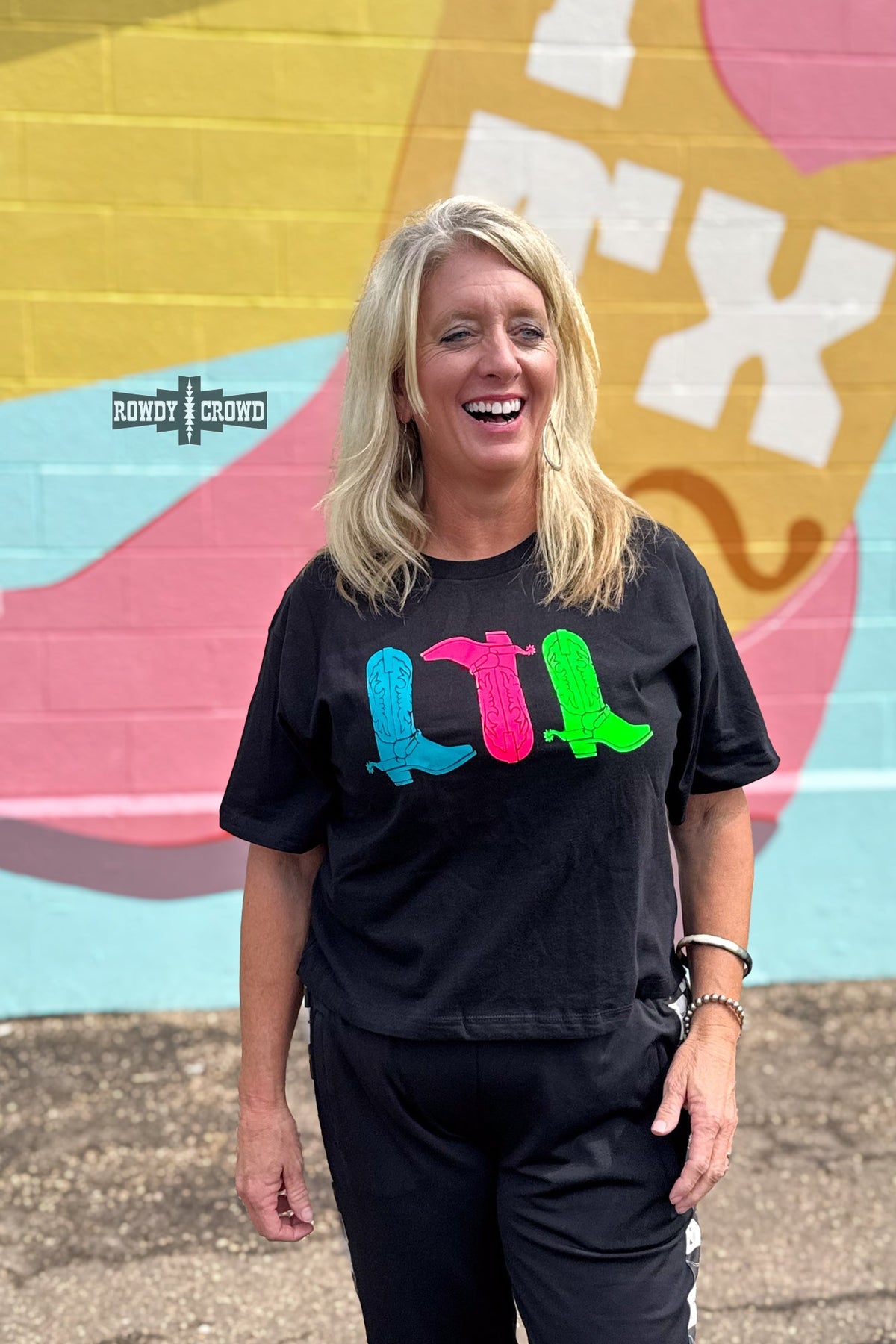 Neon Boots Tee