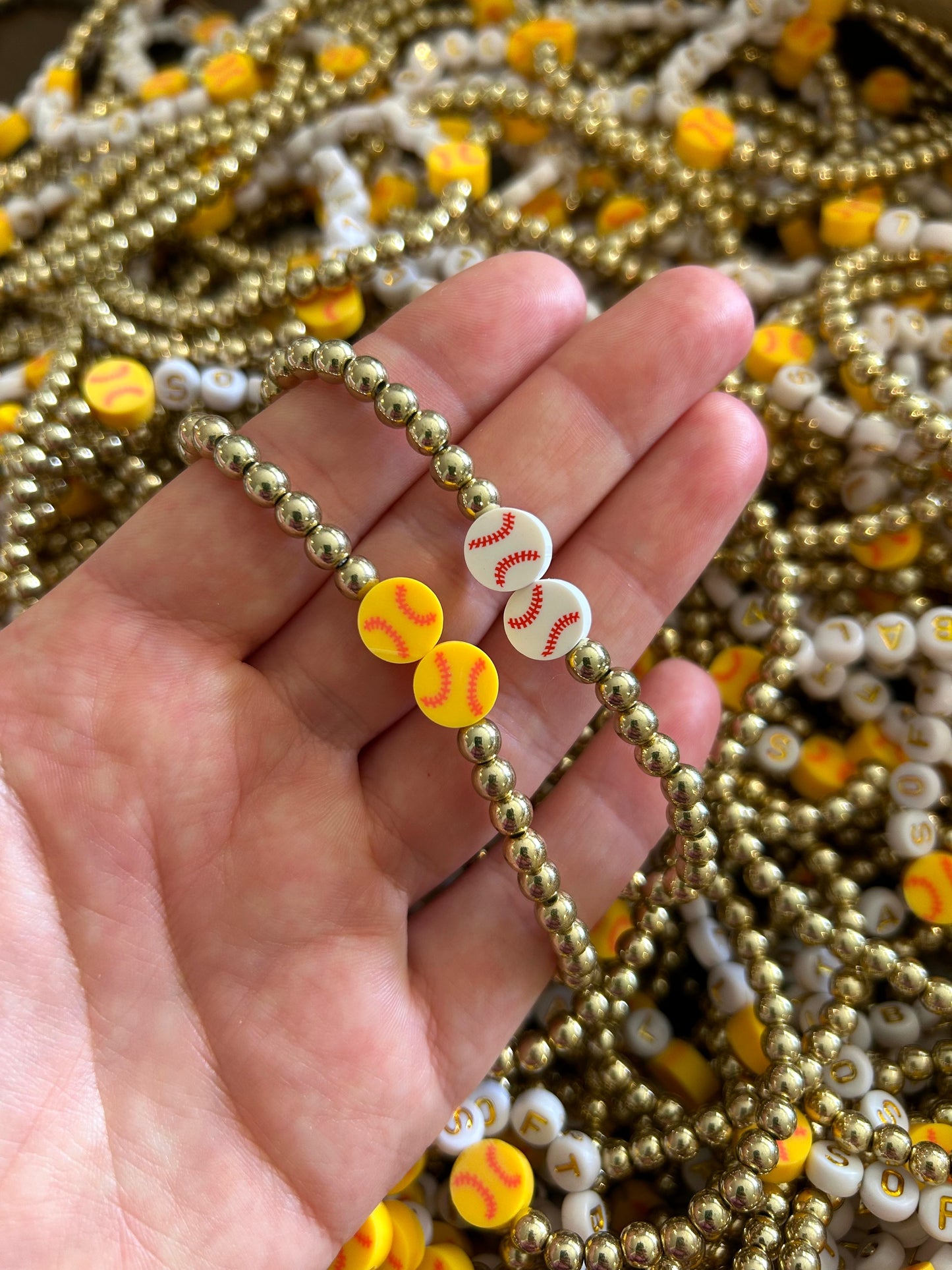 ⚾Baseball + Softball Stretchy Bracelets