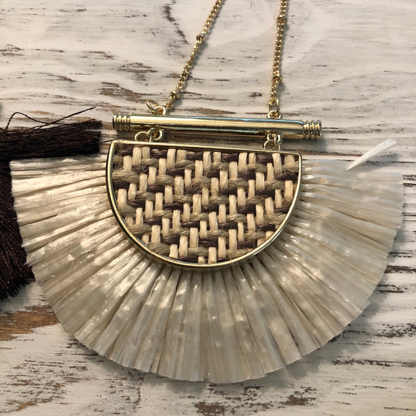 Rafia Jungle Necklaces