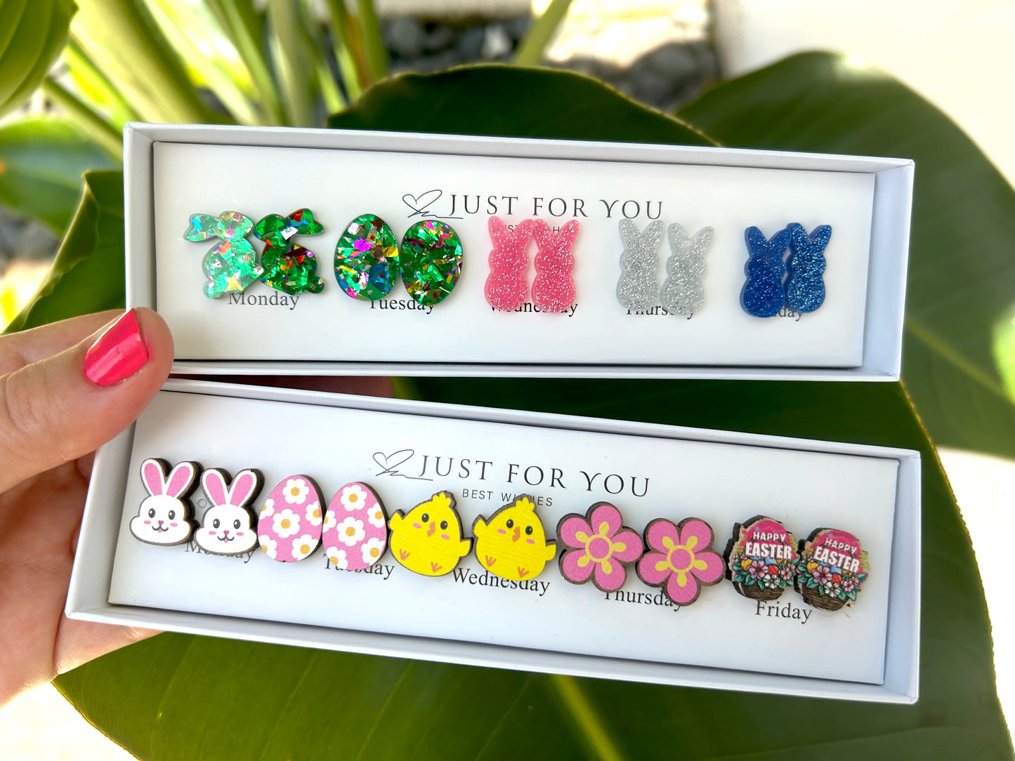 🌸Boxes of Easter Earrings