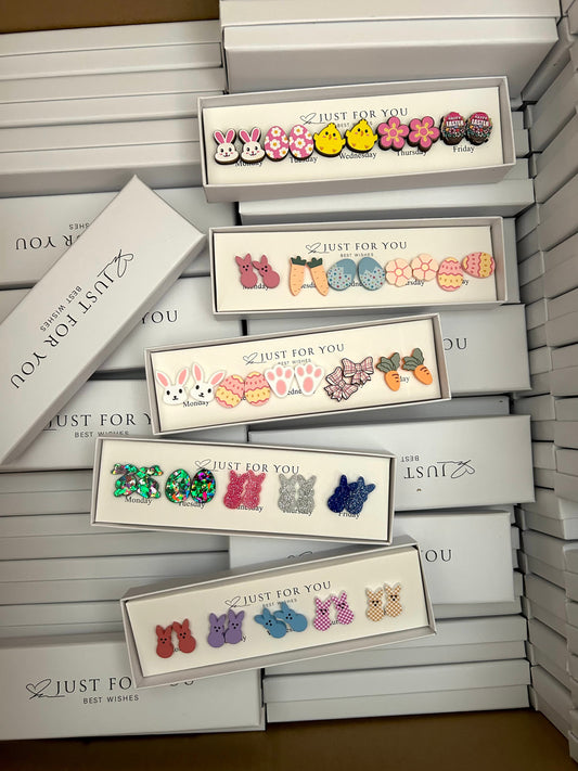 🌸Boxes of Easter Earrings