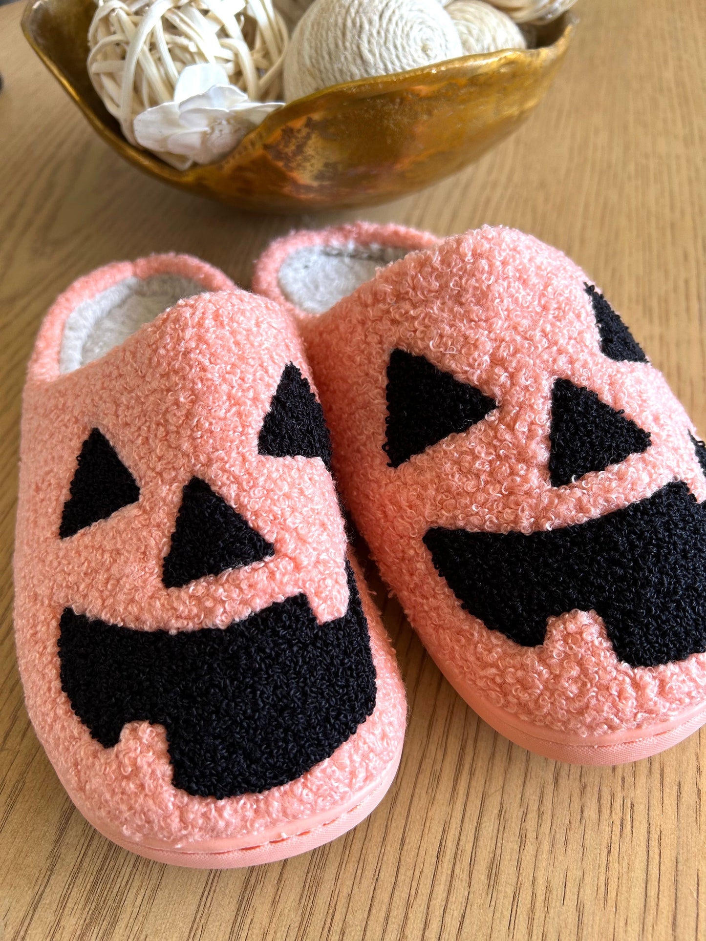 Halloween Jack O Lantern Slippers PRE ORDER