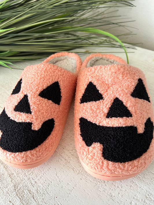Halloween Jack O Lantern Slippers PRE ORDER