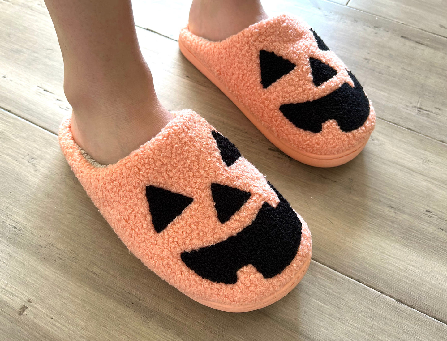 Halloween Jack O Lantern Slippers PRE ORDER