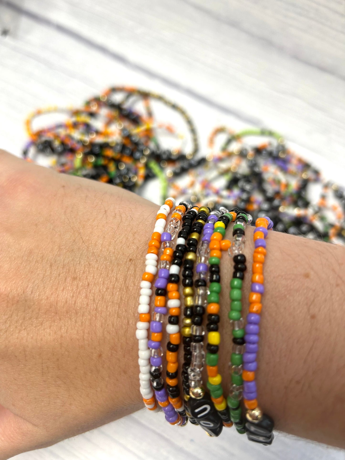Mix Halloween Stretchy Bracelets