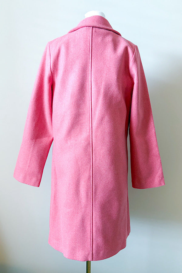 SC - Juliette Pink Mid-Length Coat