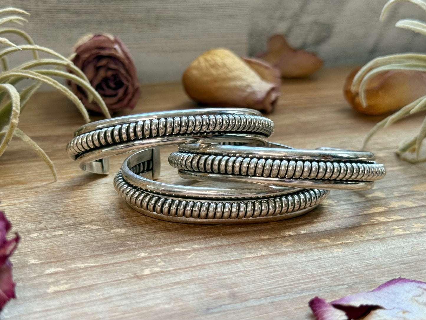 Sterling Silver Heavy-Duty Cuff Bracelet