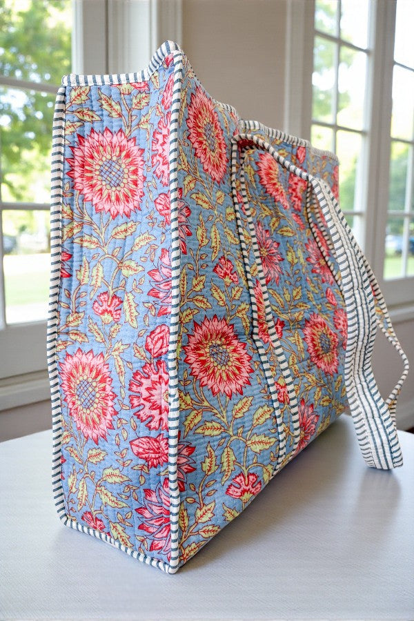 SC - ETA 6/29 - September Haze Floral Tote Bag