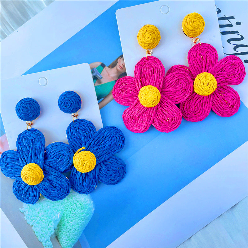 Sweet Summer Flower Hang Earrings