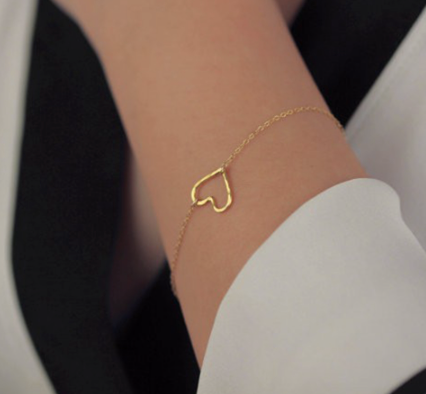 Simple Heart Bracelets