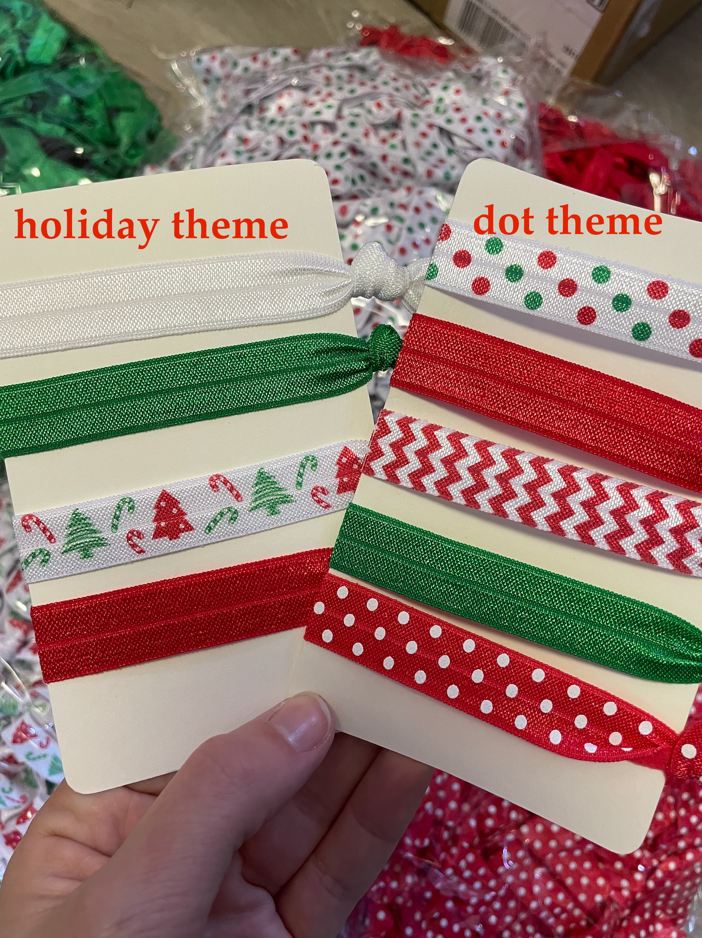 Holiday Hair Scrunchies Ties